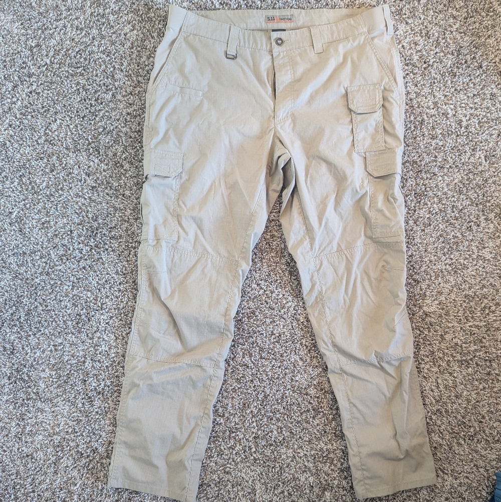 5.11 Tactical Straight Fit Abr Pro Cargo Pants Tan 40x34